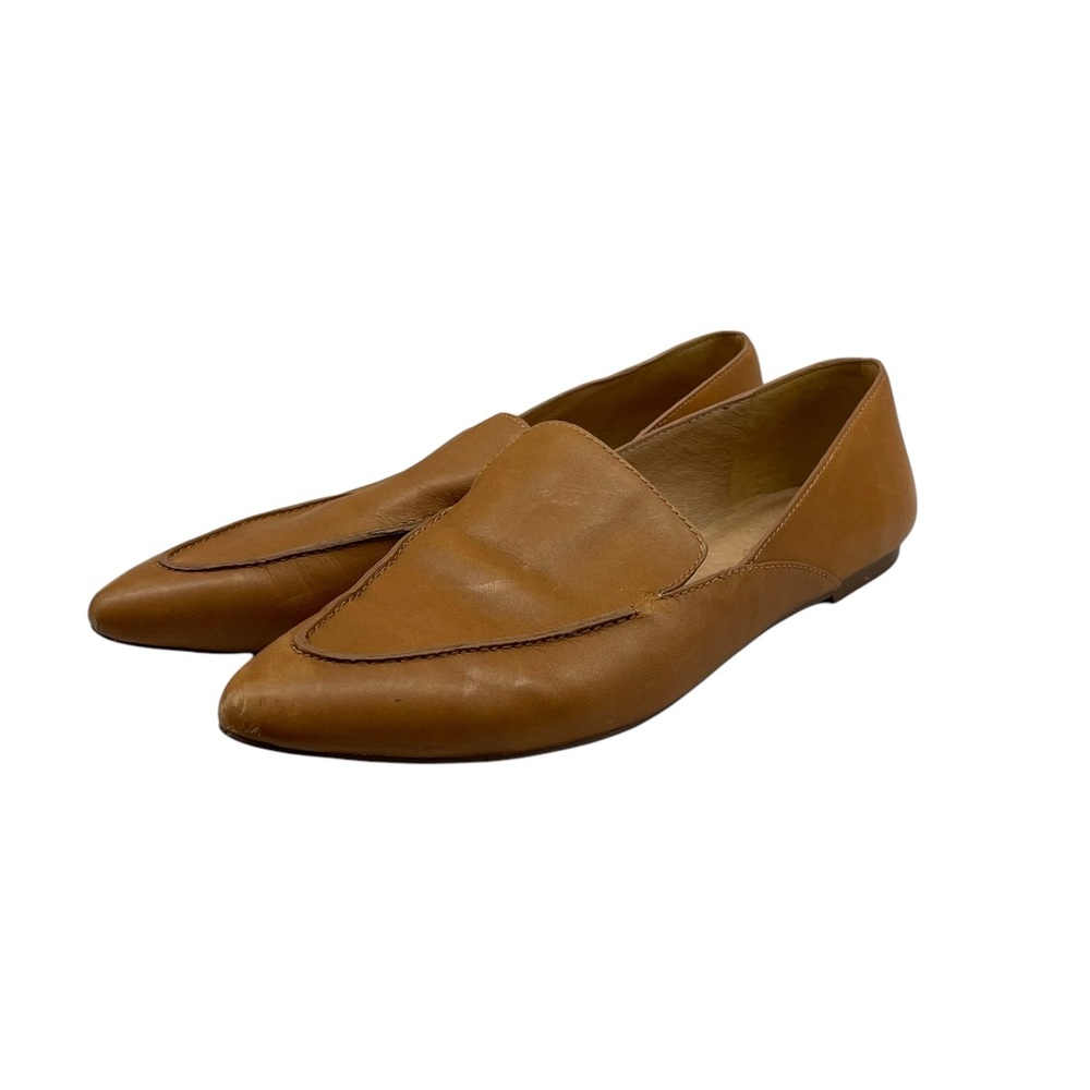 Madewell Caramel Leather Flats